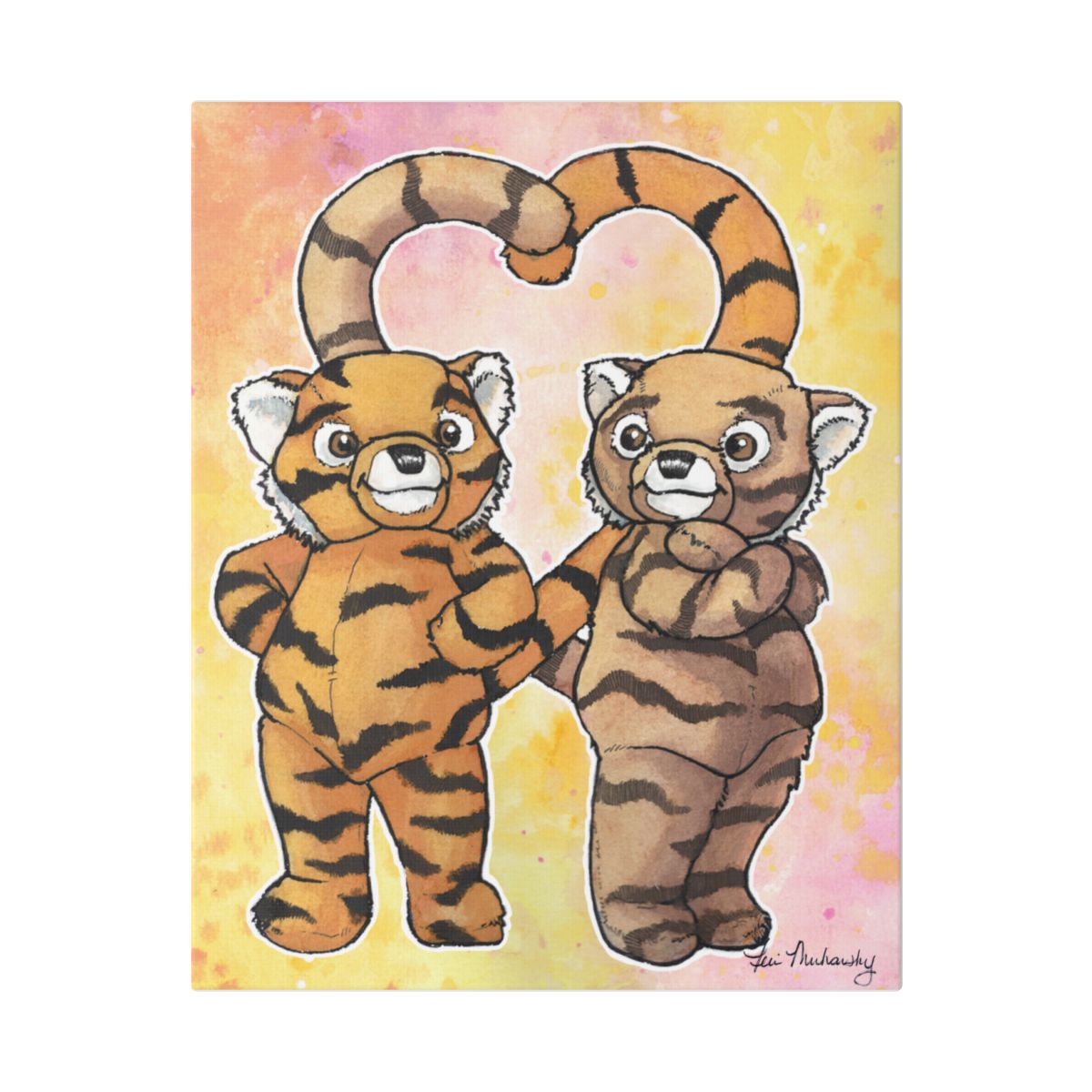 Tiger Brothers on Classic Stretched Canvas